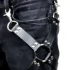 Riemen Sexy Mannen Goth Pastel Pu Lederen Jarretellegordel Taille Bandjes Harnas Bondage Been Bretels Voor Jeans Broek Accessories195H