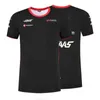 Combinaison de course F1 pour hommes, T-shirt à manches courtes, Polo, personnalisé, nouvelle équipe Hass Magnusson, été 2023