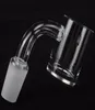 Banger à dessus plat XL Quartz Banger 5mm bas cou court 25mm OD 10mm 14mm 18mm mâle femelle clous sans dôme pour dab rig5491309