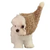 Abbigliamento per cani Copricapo per gatti Fascia in peluche regolabile Cappello da orso per animali di piccola taglia Accessori per costumi per animali domestici morbidi e confortevoli