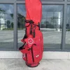 Kulüpler Kırmızı Golf Beyaz Daire T Stand Çantaları Golf Çantaları Büyük Çap ve Büyük Kapasite Su Geçirmez Malzeme Logo ile resimleri görüntülemek için bize ulaşın