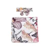 Couvertures Couverture de bébé Born Coton Floral Swaddle Super Doux Enfant Literie Couvre-lit Canapé Panier Poussette