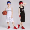 Custom Boys Reversible Basketball Jersey Set Chirdren Double Side Uniform Summer Breathable Shirt For Kids 240306