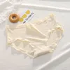 Kadın Panties 2024 iç çamaşırı orta katlı tatlı sevimli çizgi film tanga kızı nefes alabilen pamuk kasık iç çamaşırı kadınlar için