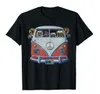 Pug Shirt Hippie Van Pug Shirt Grappige Pug T-shirt Effen T-shirts voor volwassenen Normale tops T-shirt Katoen Slim Fit 2205049387241