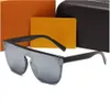 Hele Designer Zonnebril Originele Brillen Outdoor Shades PC Frame Mode Klassieke Dame Spiegels voor Vrouwen en Mannen Bril U254l