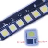 500st/Lot SMD LED 1,5W 2835 3V Cool White Two-Emitter-chips för TV-reparationsbakgrundsapplikation