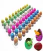 60pcslot Novelty Gag Toys Children Toys Cute Magic Hatching GrowinAnimal Dinosaur Eggs For Kids Educational Toys Gifts GYH A6603345528