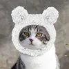 Hundebekleidung Kostüm Hut für Katzen Niedliche Plüsch-Haustier-Fuzzy-Produkte Kleine Welpen und Kätzchen Weihnachtsfeier Cosplay