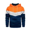 Primavera outono dos homens hoodies cor listrado fino com capuz camisolas casacos masculino casual roupas esportivas streetwear gota 240301