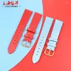 Watch Bands Brushed Satin Lady Band 6 8 10mm 12mm 14mm 16mm 18mm 20mm Dark Blue Red White Ultra-thin Strap Brand Women Watchband