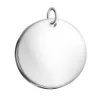 Encantos MYLONGINGCHARM 50 peças espelho polido etiqueta redonda em branco em diferentes tamanhos pulseira de aço inoxidável chaveiro 230131174q