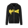 Hoodies النسائية النساء Y2K عتيقة Hoddie zip حتى الأكمام الطويلة الرجعية المطبوعة sweatshirt الجمالية كبيرة الحجم