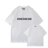 ESSE t-shirt hommes t-shirt designer t-shirts mode d'été simplesolid lettre noire impression T-shirts couple top blanc hommes chemise décontractée lâche femmes t-shirts 2024