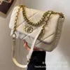 Shop Factory Hurtowe Lingge Big Bag 2024 Zima Nowa modna sieć mody czerwona jedno ramię Crossbody duża pojemność łańcuch damska wszechstronna