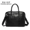 Feidikabolo famosa marca de negócios dos homens maleta sacos homem bolsa ombro couro portátil simples bolsa masculina bolsa maleta232f