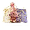 Silk Gift Bag Jewelry Case Box Jewelry Bag Jewelry Pouches 100pcs lot240Z