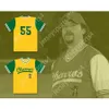 GDSIR Yellow Powers 55 Charros Danny McBride Kenny Home Baseball Jersey na wschód od dół ed ed