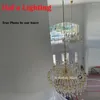 Chandeliers Large K9 Quality Diameter 120cm 36 Lamps Crystal Fixtures Lighting Chandelier For Living Room Villa