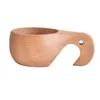 Mugs Novelty Wooden Mug Gift Wood Tableware Tea/Milk/Breakfast Coffee Cup