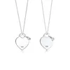 Fashion necklace pendant stainless steel heart shaped pendant necklace factory 925 silver love necklace pendant female DIY pendant ornaments