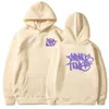 Herr- och kvinnors ytterkläder tryckt hoodie y2k stil fleece mode jogging sport bodysuit kostym