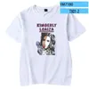 Homens camisetas Kimberly Loaiza T-shirt Mulheres Hip Hop Moda 90s Camisa Homens Streetwear Y2K Punk Gótico Tops Verão Algodão Manga Curta Tee