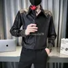 Camicia in garza di vetro a maniche lunghe con maniche lucide con strass Camicia da uomo Social Nightclub Camicia per spettacoli teatrali Streetwear Abbigliamento uomo