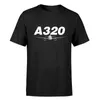 Herren-T-Shirts, hochwertiges T-Shirt für Herren und Damen, Airbus A320-Druck, Baumwolle, Herren