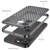 Aluminum Alloy Heat Dissipation Cooling Metal Case For iPhone 12 13 14 15 Pro Max Heat Dissipation Honeycomb Holes Breathable