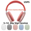 För AirPods Max Bluetooth Earbuds Hörlurtillbehör Transparent TPU Solid Silicone Waterproof Protective Case Airpod Maxs Hörlurar