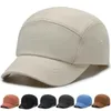 Berretti da baseball Cappello da papà di arrivo Berretto da baseball Solido traspirante Snappack Cappelli da sole Tesa corta Vecchi uomini Protezione solare regolabile unisex