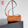 10A Дизайнерская сумка через плечо Женская сумка на плечо Сумка из натуральной кожи 21 СМ Нежная подделка Сумка-бочонок с коробкой YV070