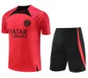 2023 NIEUWE psgEs trainingspakken Sportkleding heren trainingspak vest Pak met korte mouwen Voetbal Jersey kit uniform chandal volwassen sweatshirt Trui sets Topkwaliteit