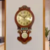 Wall Clocks Needle Vintage Clock Wooden Garden Silent Calendar Unique Office Reloj Pared Decorativo Living Room Furniture