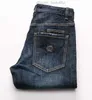 PP pleinxplein jean homme design Original couleur bleue haut droit Stretch slim plein denim jean pantalon décontracté 306