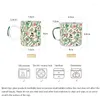 Wine Glasses Mahjong Glass Cup Creative High Temperature Resistant Personalised Mugs With Handle For Water Milk Coffee Breakfast Cups Home