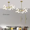 Chandeliers Modern LED Firefly Chandelier Living Room Bedroom Kitchen Nordic Gorgeous Home Interior Lighting Decoration