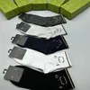 Wholesale 2024 Fashion Luxury Short Sport G Socks Street Strep Sports Switch Basketball Sock for Men و MS 5PCS/Lot Mens Designer مع Box 5 Color Mixed Loading