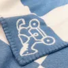 Crianças bebê crianças cobertor azul presente de natal tem etiqueta e saco de pó superior muito grosso sofá casa boa quailty mais vendido 135 95cm woo262j