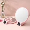 Makeup Mirror 2/5/10/15X Magnifying Mirror Two Face Foldable Makeup Vanity Mirror Cosmetics Tools Round Mirror Magnification 240219