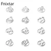 Fnixtar 10 8 13 4mm rostfritt stål tolv stjärnmetall charms diy konstellation för kvinnor smycken gör mini charms 12 st lot245x