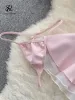 Suits SingReiny Erotic Uniform Sensual Set Gaze Spliced ​​Short Tops+Folds Mini kjolar Kvinnor Sweet Nurse Cosplay Sexiga 4 stycken kostymer