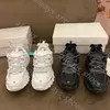 2024 Casual Shoes Triple S Track 3.0 Sneakers Transparent Kväve Crystal Outrole Running Shoes Mens Womens Trainers Black White Green Size 35-45 L13