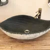 Badrumsvaskar kranar kinesiska klassiska massiva träskåp kombination golvstående tvättbord bassäng