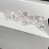 Diamanti sciolti Meisidian Una pietra di quarzo rosa rosa naturale a taglio rotondo di qualità da 6 mm per la creazione di gioielli