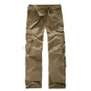 Pantalon Cargo pour hommes, salopette multi-poches, pantalons décontractés, Styles de commandos tactiques, ample, pleine longueur, pantalon décontracté, Plus