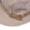 Chapeau de seau en plein air hommes été respirant Panama casquette coton Jungle pêche maille chapeau randonnée plage soleil protecteur casquettes pour hommes 240226