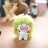 2024 Tandlös bomullsplysch Keychains Doll Söt Hot Selling Toys Zodiac Creative Dolls 12cm Fried Hair Naked Baby Children Birthday Present