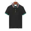 Designer Polo Shirts Men Luxury Casual t Snake Bee Letter Print Embroidery Fashion High Street Mens Polos